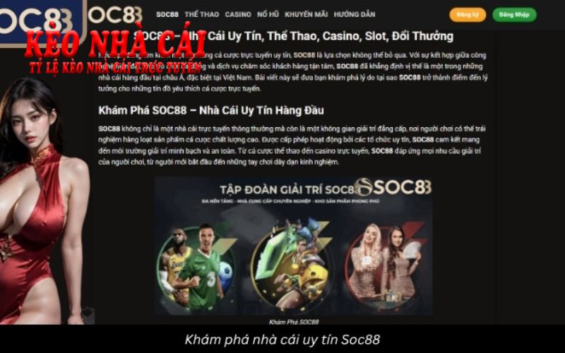 Soc88 - Giới Thiệu Tổng Quan Nhà Cái Uy Tín Hàng Đầu 2025 5 Hiểu biết tổng quan về nhà cái uy tín nhất